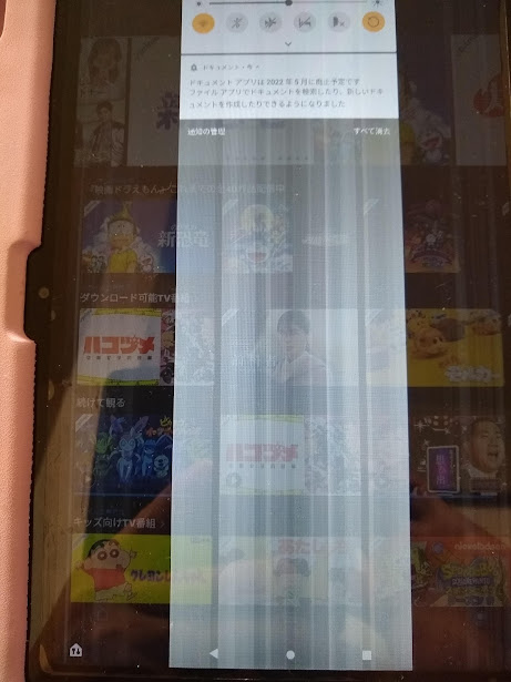 画面に白い縦線が出るようになった